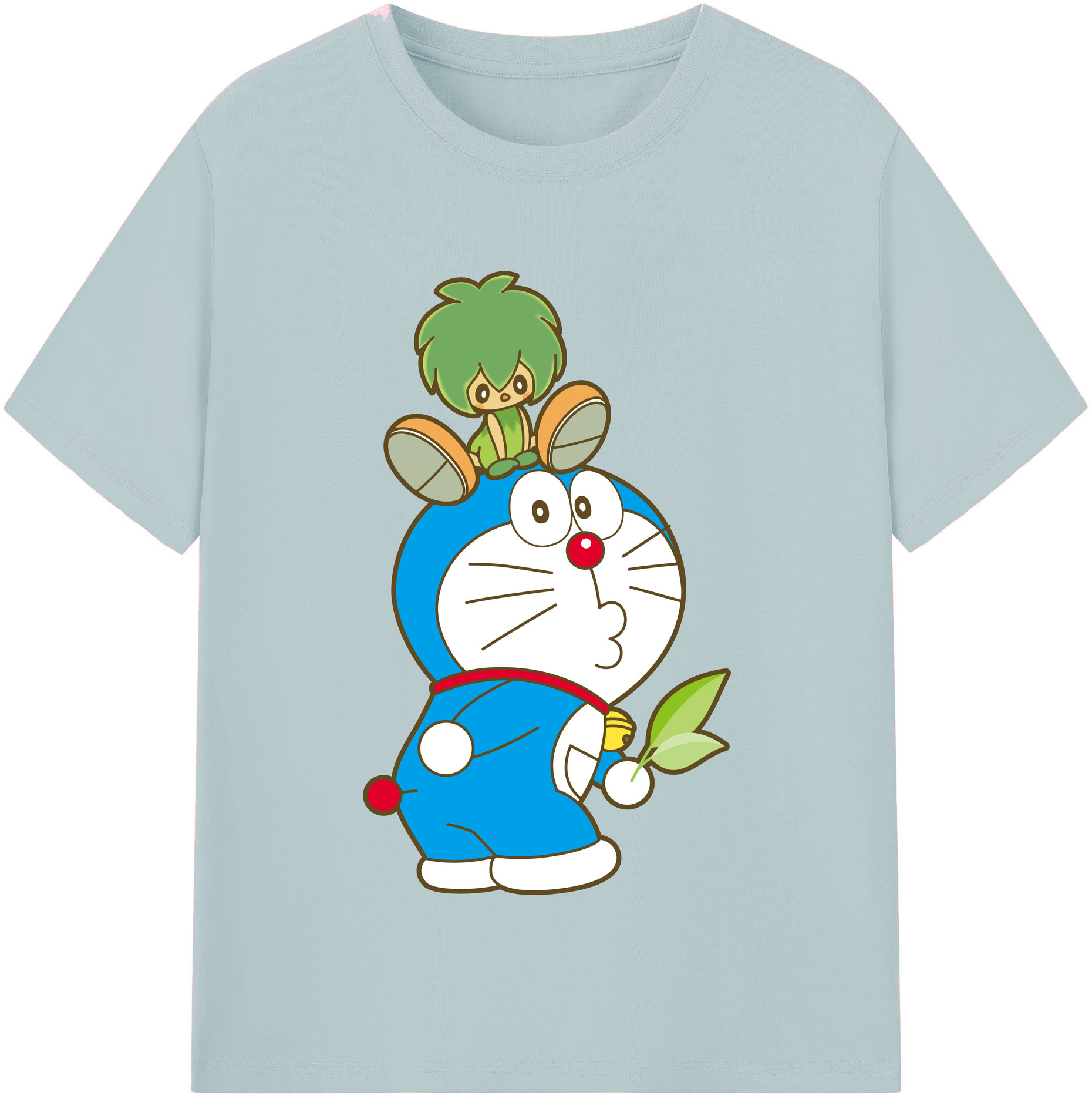 （画像用） ドラえもん Doraemon 綿100％半袖Tシャツ（フロントプリント）